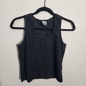 Nike Crop Top Womens Black XS Dri-Fit Athletic Tank Top